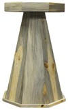 Blue Pine Pyramid Pedestal Blue Pine Pyramid Pedestal