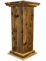 Aromatic Cedar Economy Series Taxidermy Pedestal