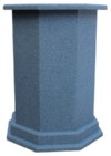 Table Top Rock Finish Pedestal Table Top Rock Finish Pedestal