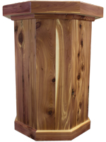 Aromatic Cedar 24 Classic Series Taxidermy Pedestal
