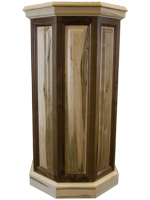 Ambrosia Maple & Walnut Raised Panel Pedestal