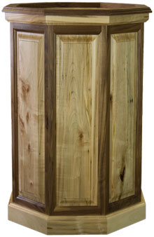 Ambrosia Maple & Walnut Taxidermy Pedestal Base
