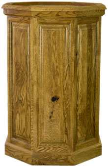 Red Oak Taxidermy Pedestal Base