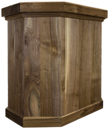 Tiger Maple Taxidermy Pedestal